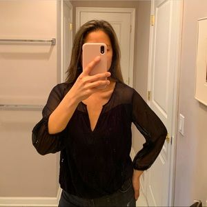 Soft Joie Black Blouse